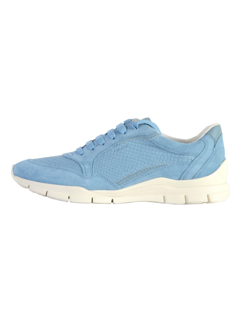Basket Cuir Geox Sukie Bleu - Kiabi