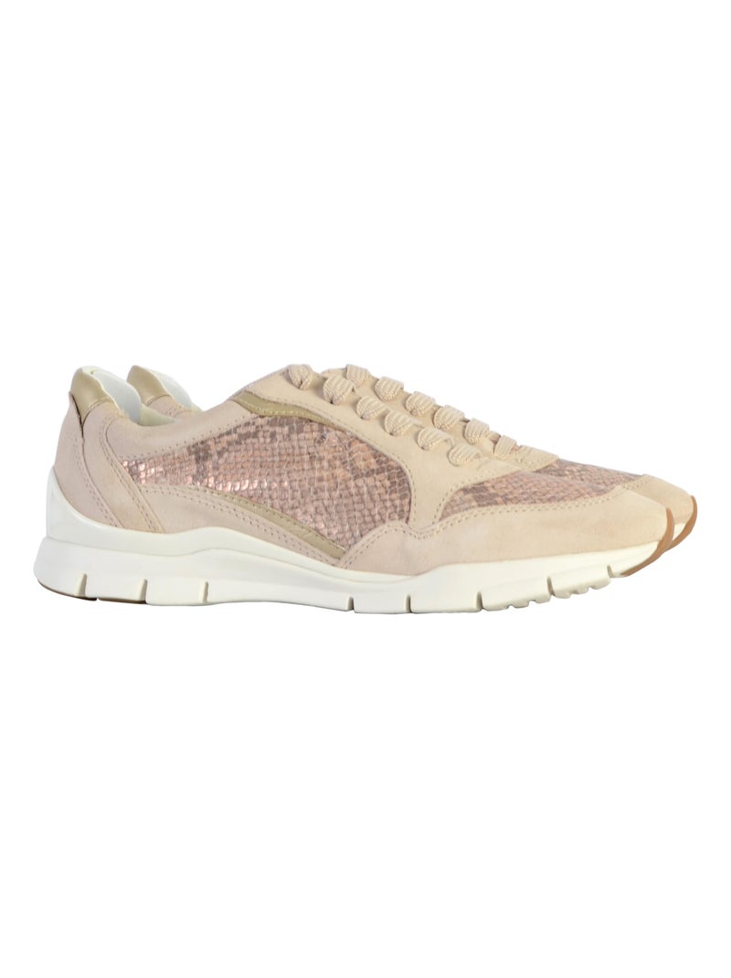Basket Cuir Geox Sukie Rose - Kiabi