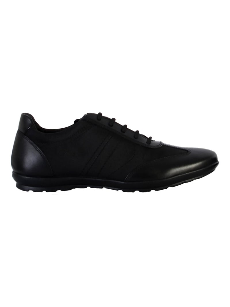 Basket Cuir Geox Symbol Noir - Kiabi