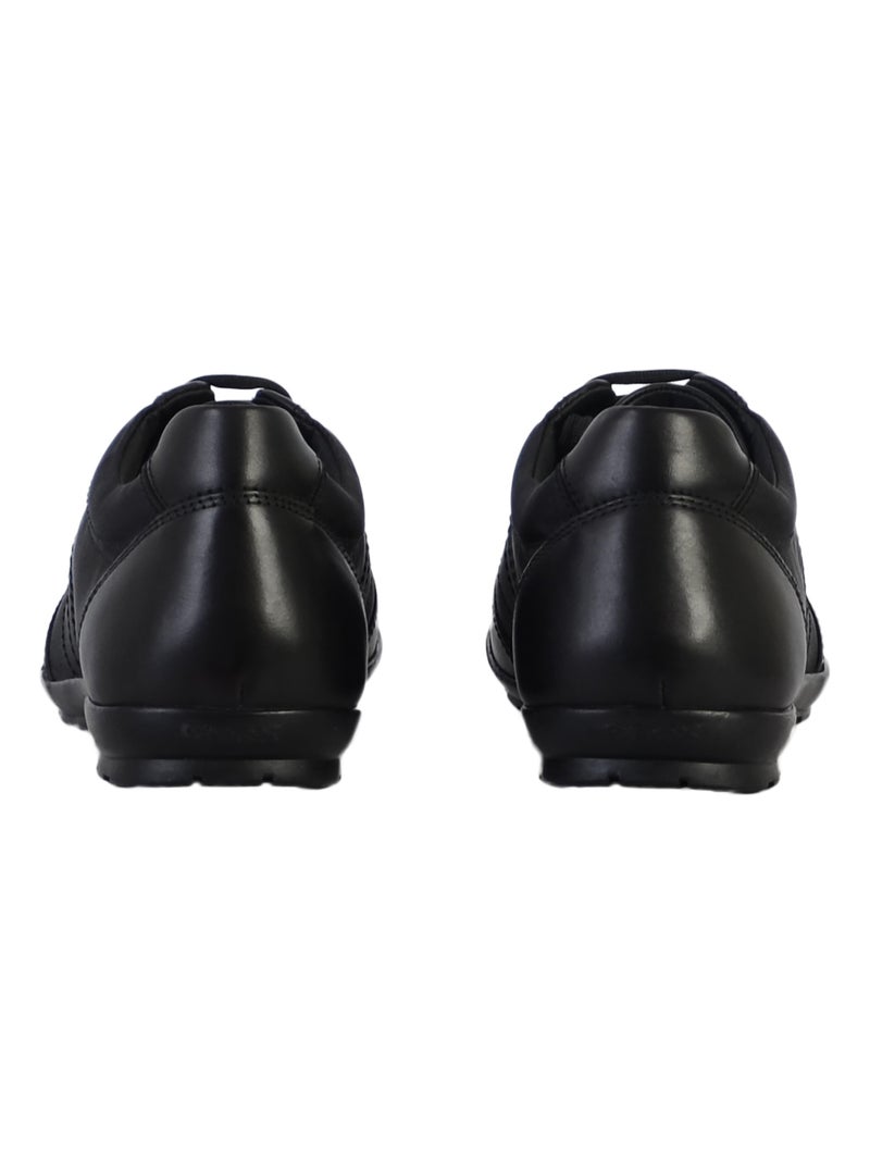 Basket Cuir Geox Symbol Noir - Kiabi