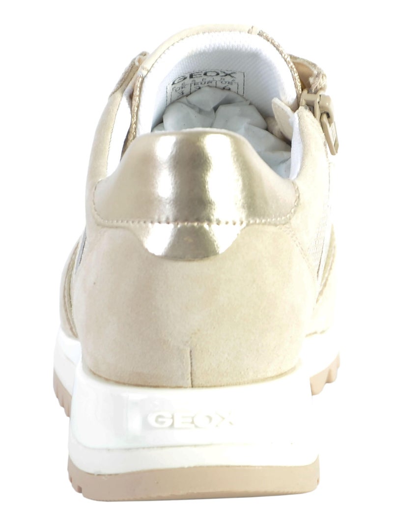 Basket Cuir Geox Tabelya Beige - Kiabi