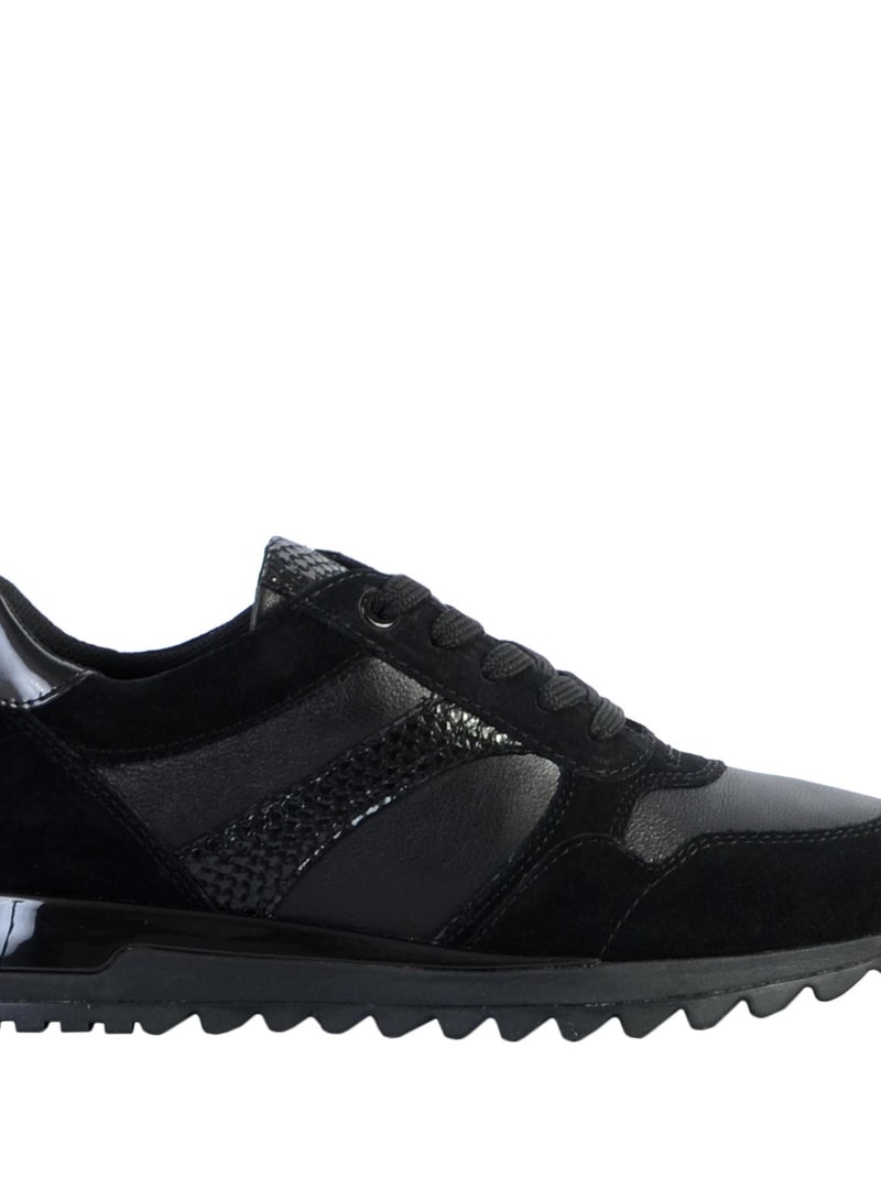 Basket Cuir Geox Tabelya Noir - Kiabi