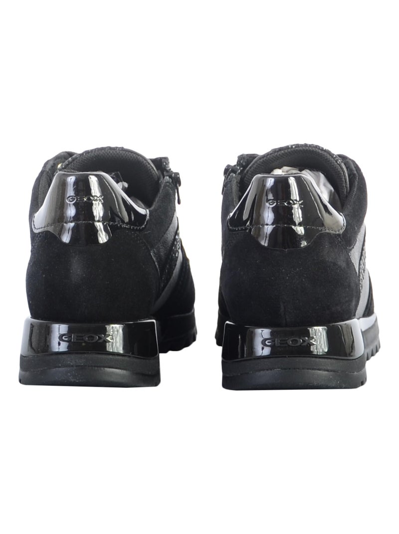 Basket Cuir Geox Tabelya Noir - Kiabi