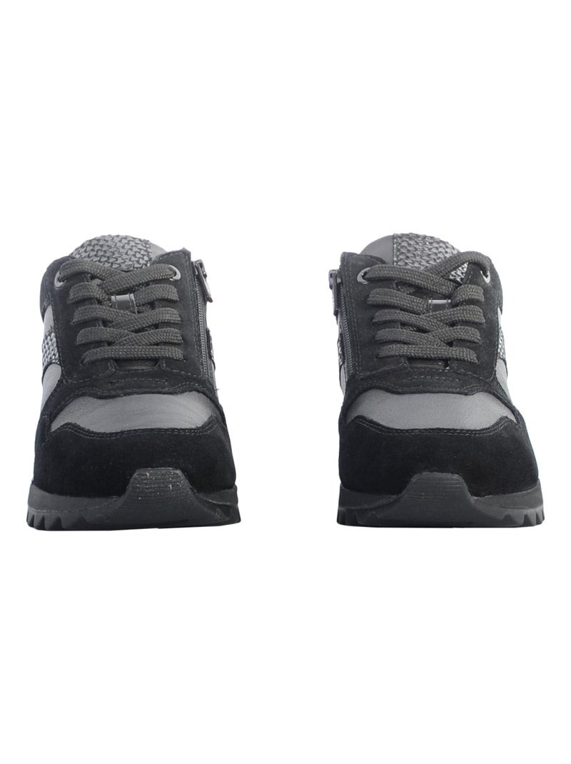 Basket Cuir Geox Tabelya Noir - Kiabi