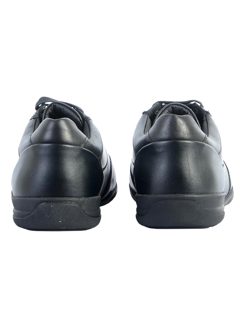 Basket Cuir Geox Timothy Noir - Kiabi