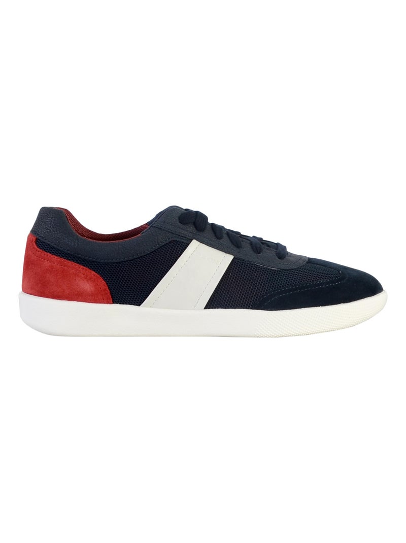 Basket Cuir Geox U Rieti Mesh Noir - Kiabi