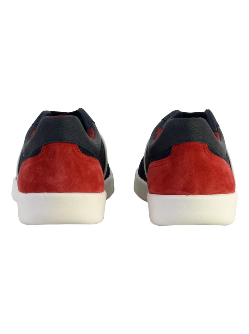 Basket Cuir Geox U Rieti Mesh Noir - Kiabi