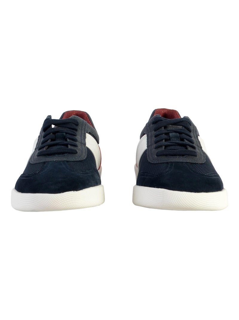 Basket Cuir Geox U Rieti Mesh Noir - Kiabi