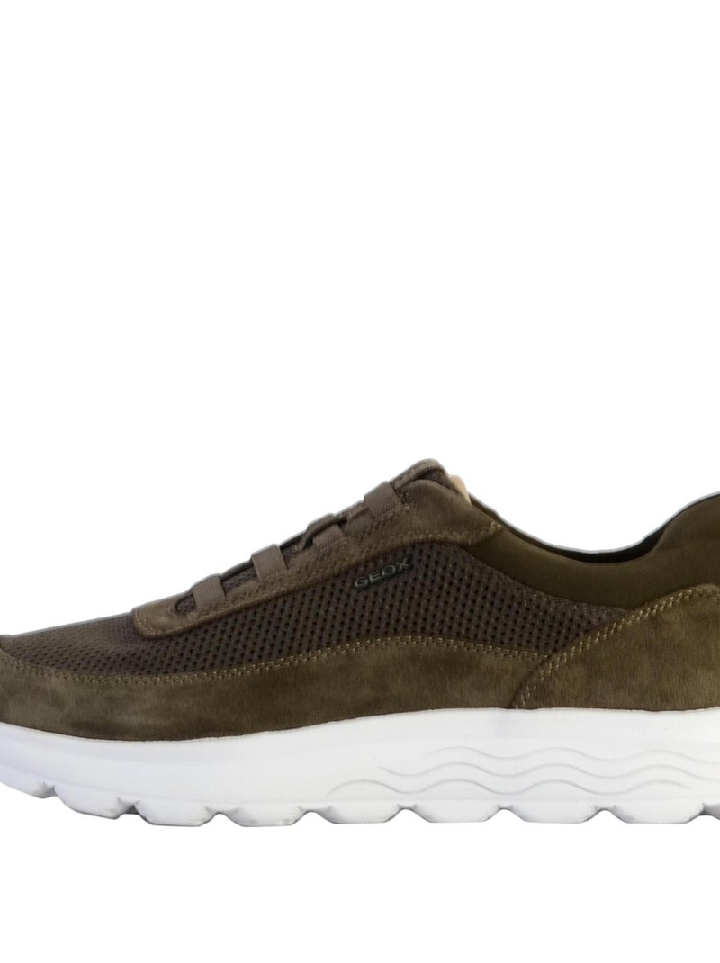 Basket Cuir Geox U Spherica B Vert - Kiabi