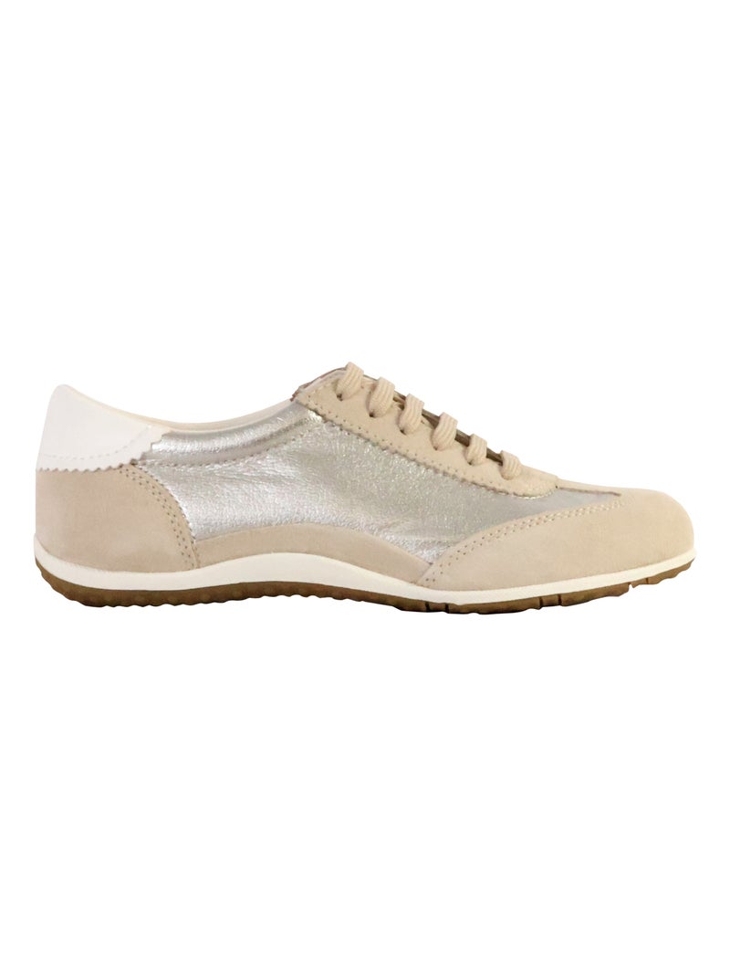 Basket Cuir Geox Vega Multicolore - Kiabi