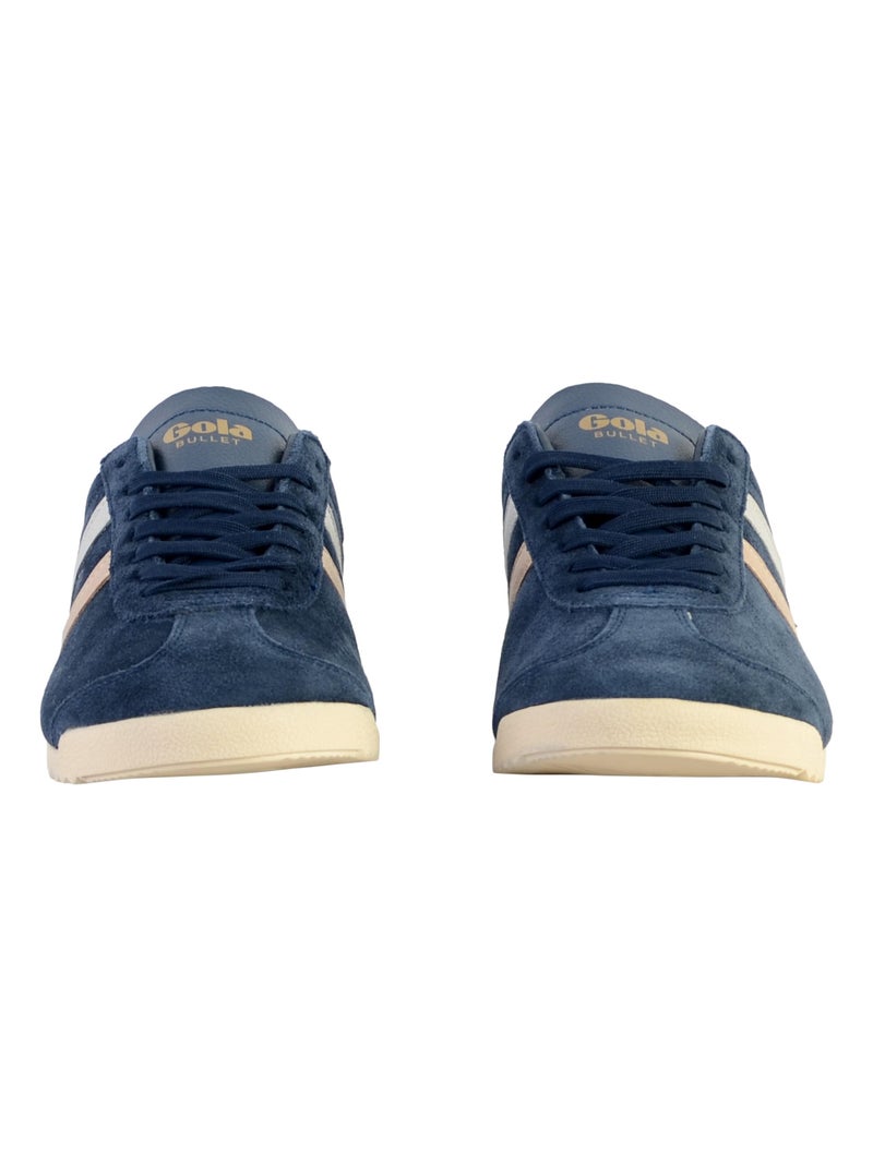 Basket Cuir Gola Bullet Mirror Trident Bleu marine - Kiabi