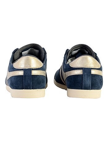 Basket Cuir Gola Bullet Mirror Trident