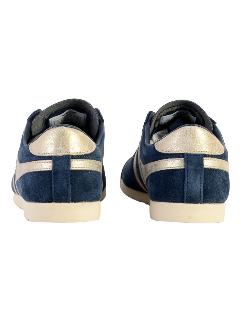 Basket Cuir Gola Bullet Mirror Trident Bleu marine - Kiabi