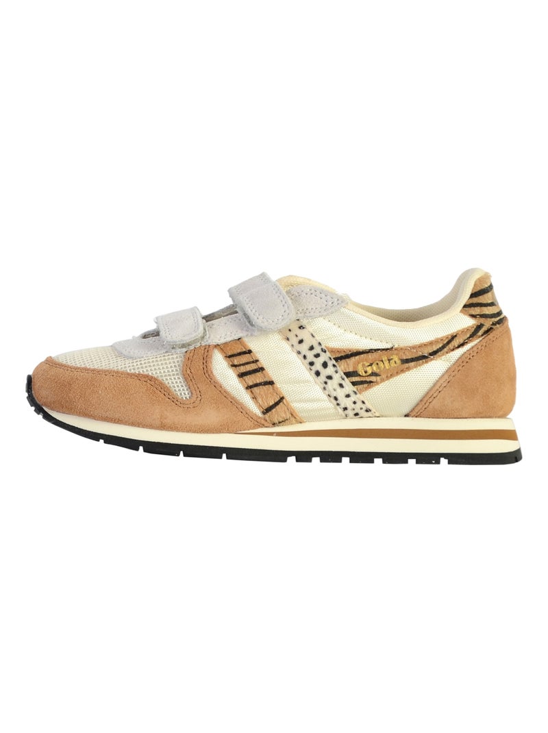 Basket Cuir Gola Enfant Daytona Safari Strap Blanc - Kiabi