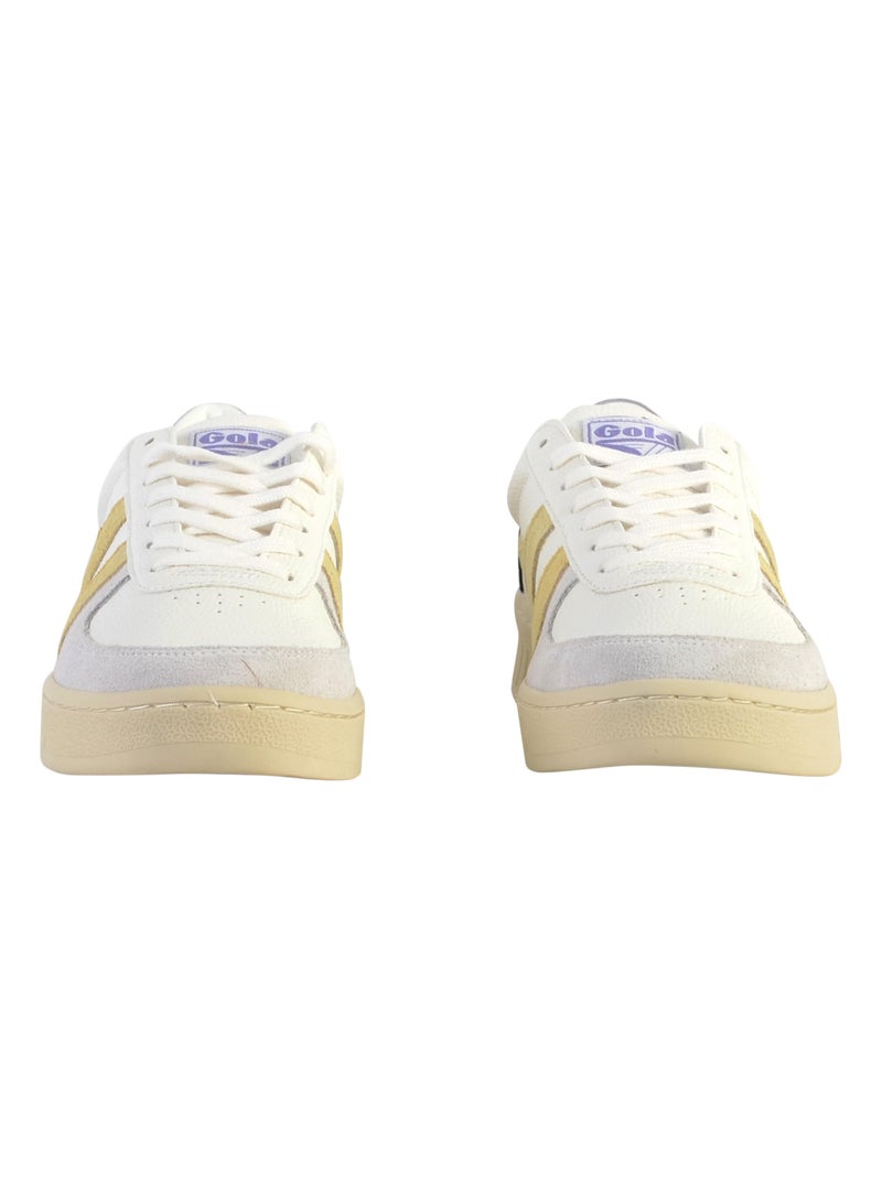 Basket Cuir Gola Grandslam Trident Blanc - Kiabi