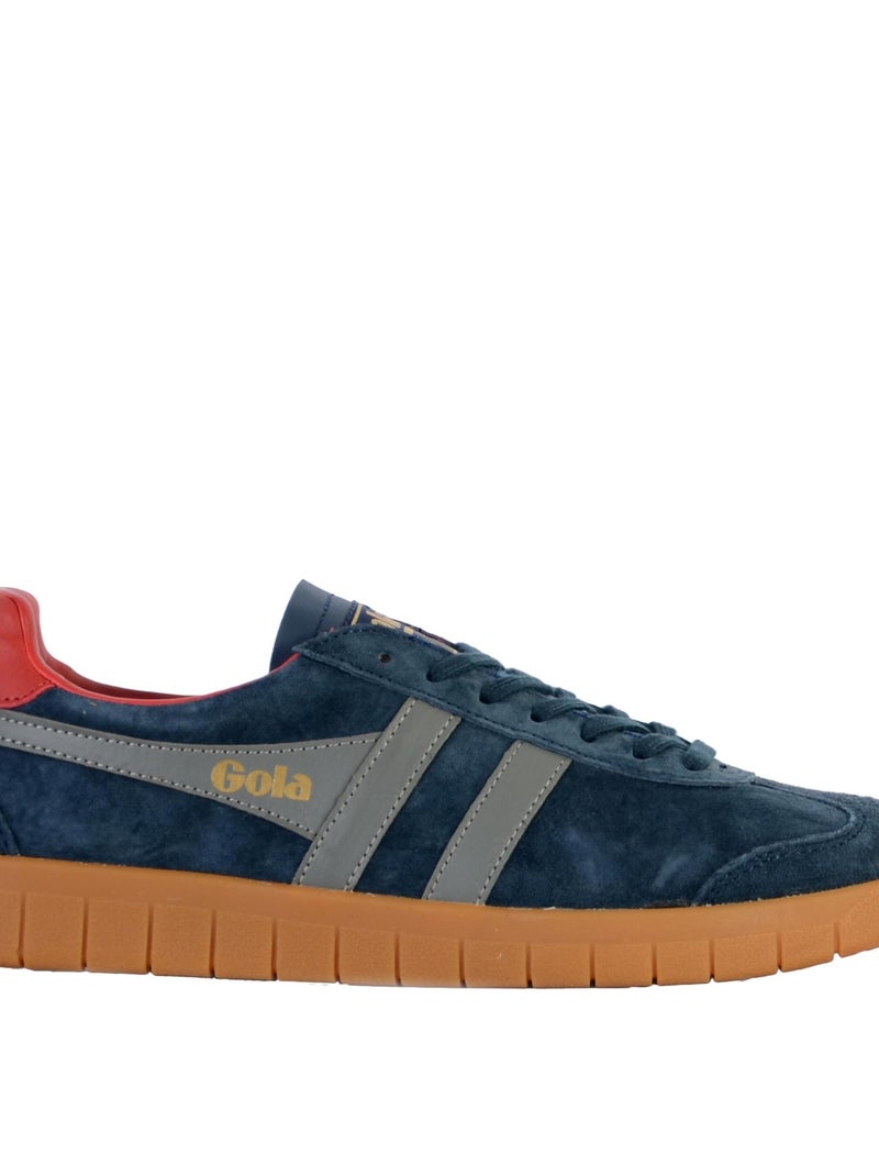 Basket Cuir Gola Hurricane Suede Bleu - Kiabi