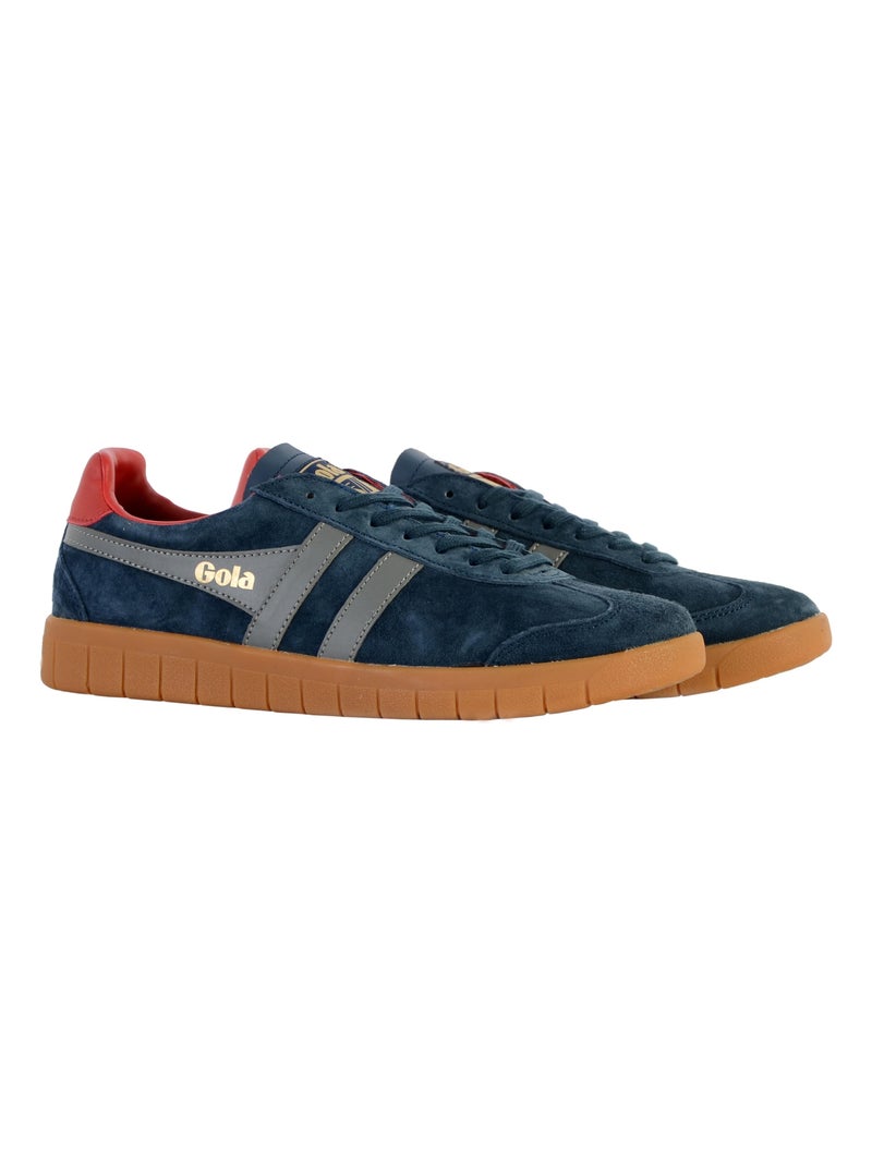 Basket Cuir Gola Hurricane Suede Bleu - Kiabi