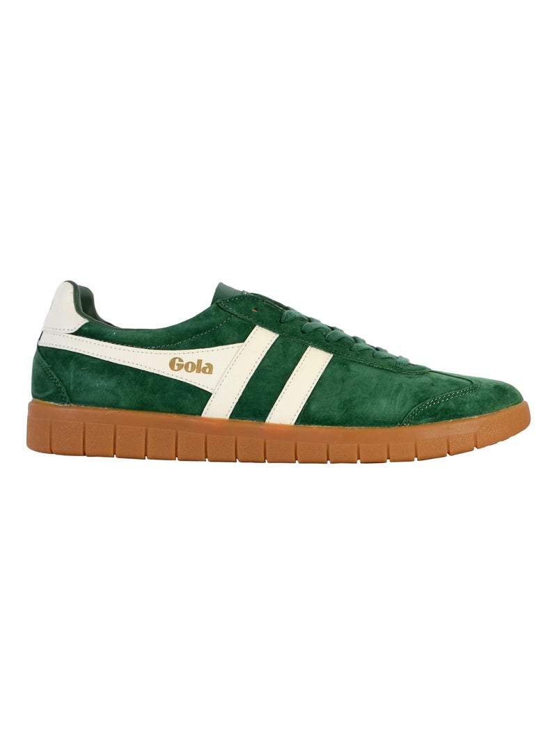 Basket Cuir Gola Hurricane Suede Vert - Kiabi