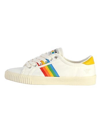 Basket Cuir Gola Mark Cox Rainbow