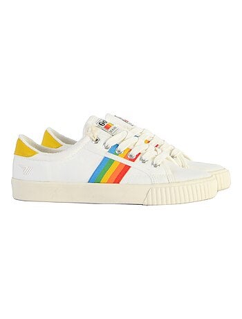 Basket Cuir Gola Mark Cox Rainbow