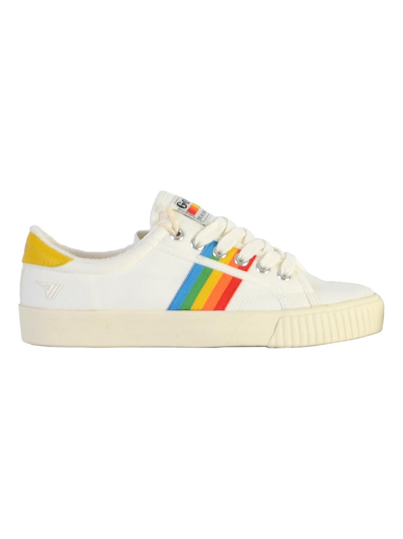 Basket Cuir Gola Mark Cox Rainbow Blanc - Kiabi