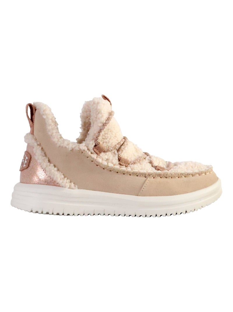 Basket Cuir Hey Dude Camden Suede Cozy Marron - Kiabi