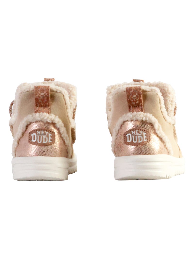 Basket Cuir Hey Dude Camden Suede Cozy Marron - Kiabi