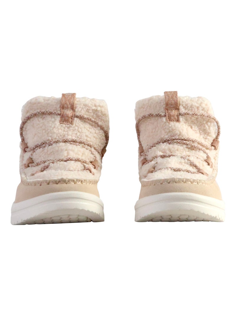 Basket Cuir Hey Dude Camden Suede Cozy Marron - Kiabi