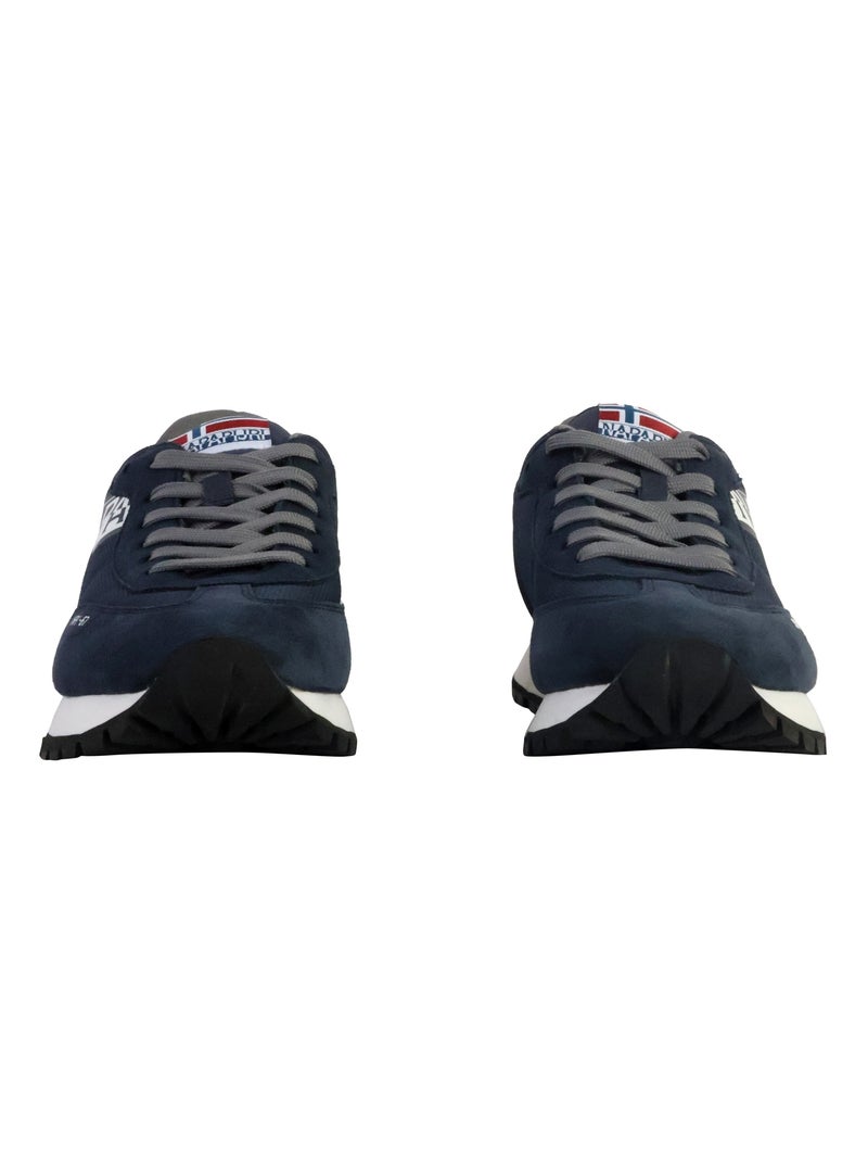 Basket Cuir Napapijri Jeto Bleu - Kiabi
