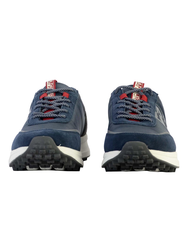 Basket Cuir Napapijri Slate Bleu - Kiabi