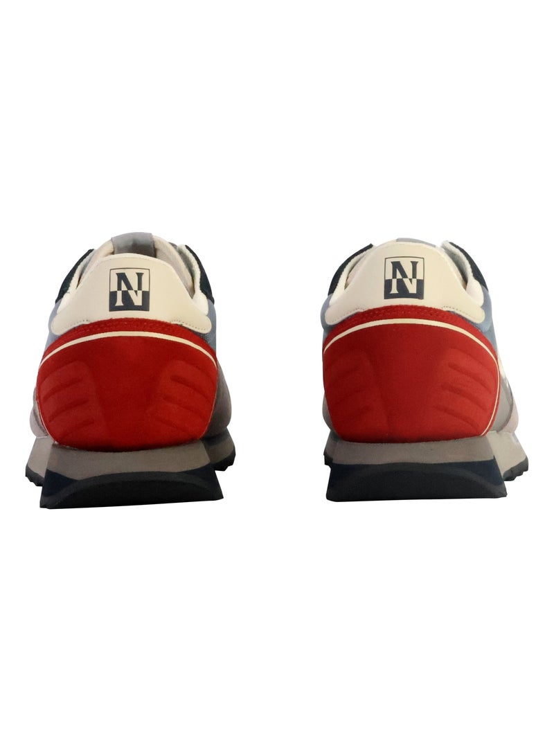 Basket Cuir Napapijri Virtus Bleu - Kiabi