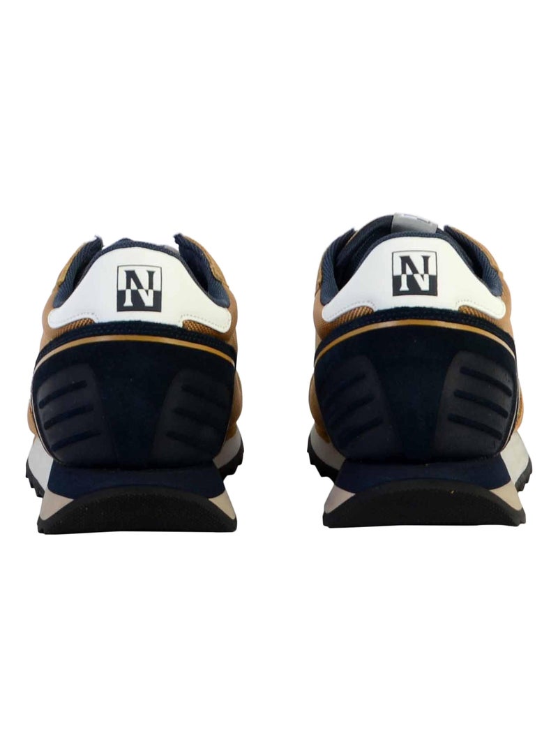 Basket Cuir Napapijri Virtus Jaune - Kiabi