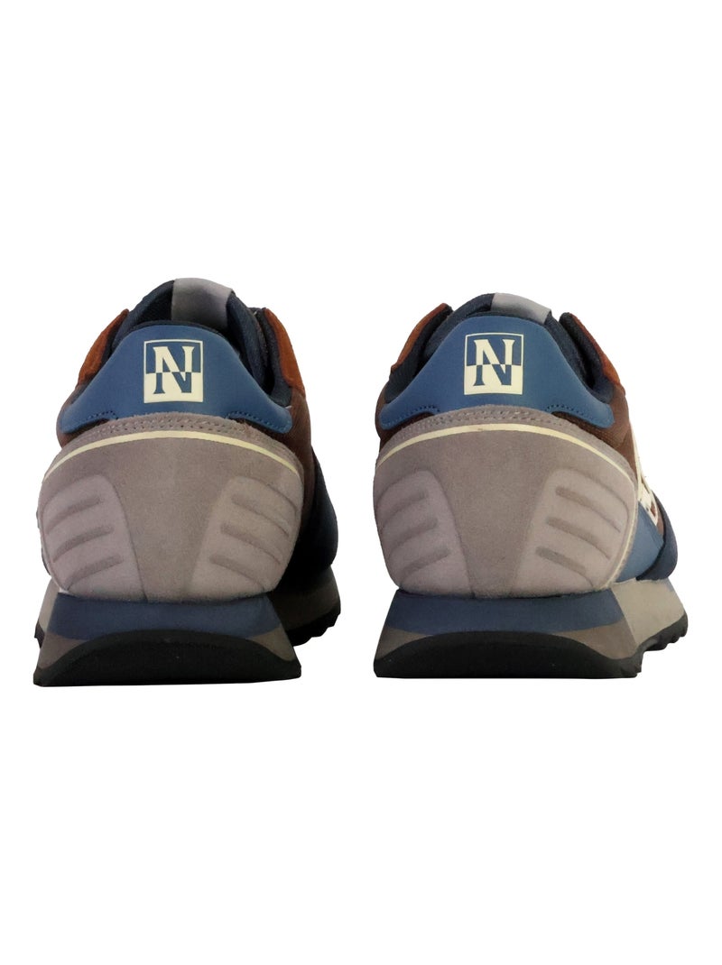 Basket Cuir Napapijri Virtus Marron - Kiabi