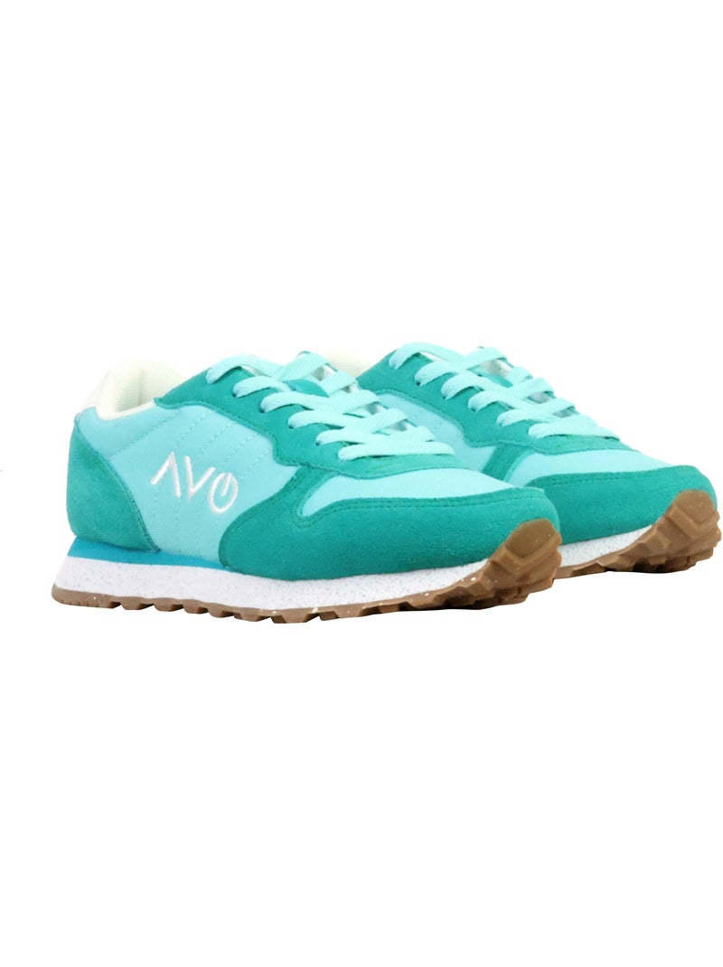 Basket Cuir Natural World AVO Vert - Kiabi