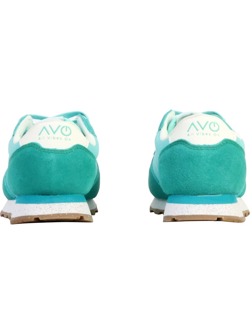 Basket Cuir Natural World AVO Vert - Kiabi