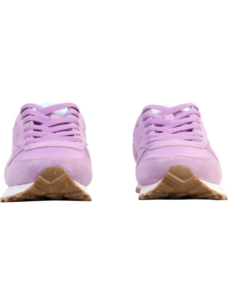 Basket Cuir Natural World AVO Violet - Kiabi