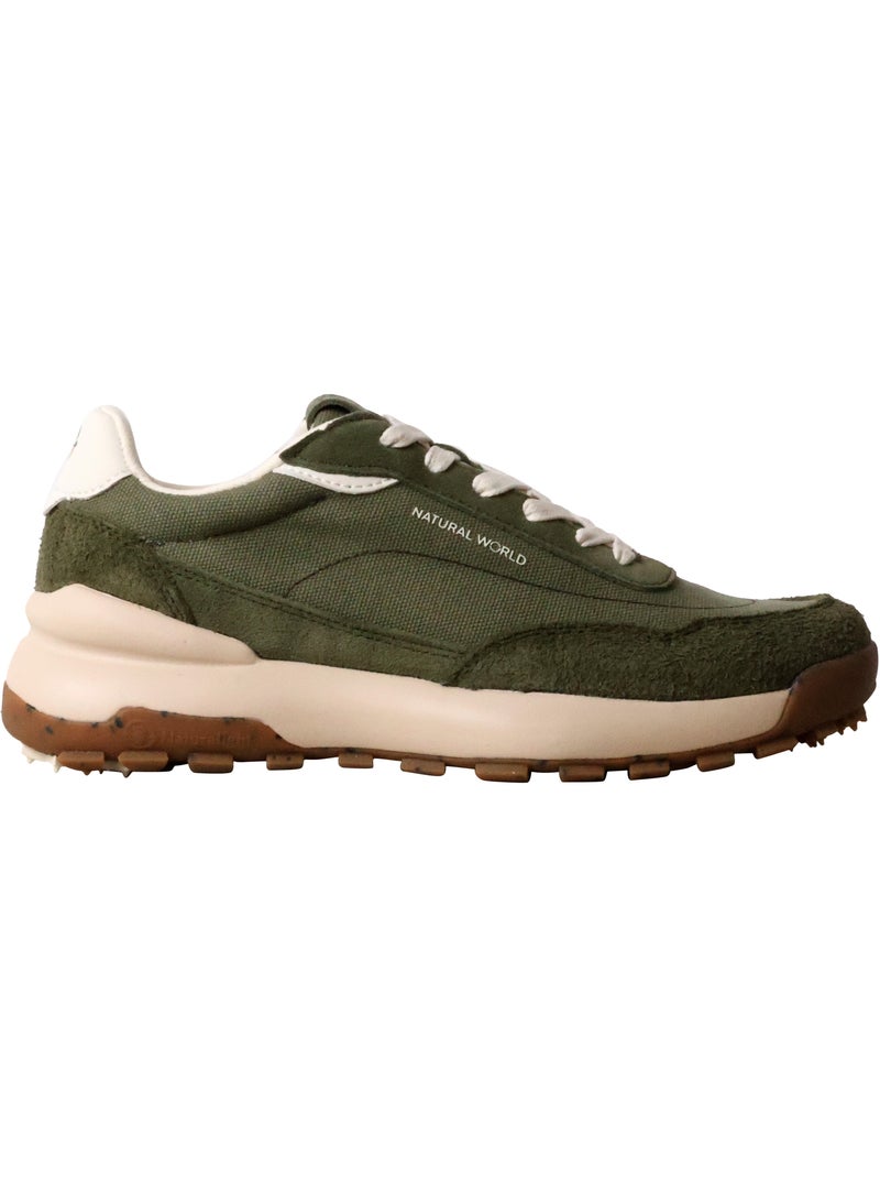 Basket Cuir Natural World Estellencs Kaki - Kiabi