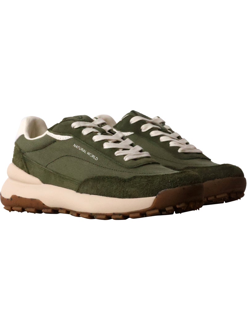Basket Cuir Natural World Estellencs Kaki - Kiabi