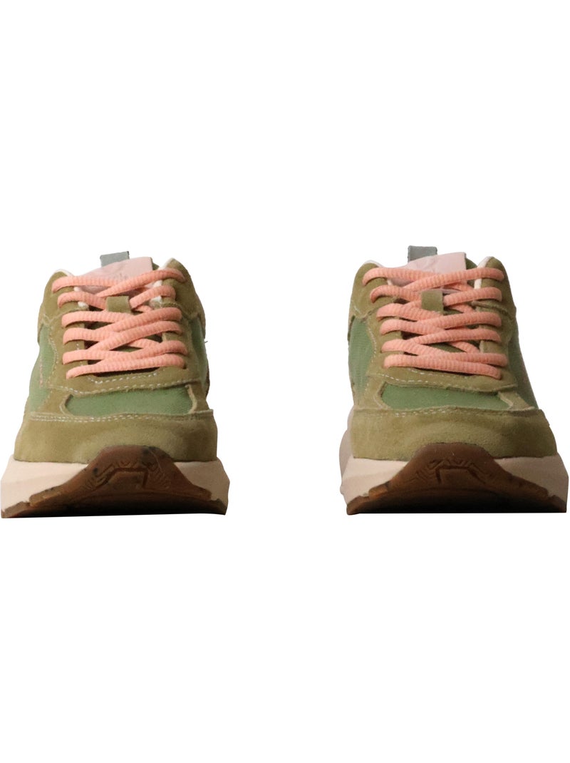 Basket Cuir Natural World Galdana Vert - Kiabi
