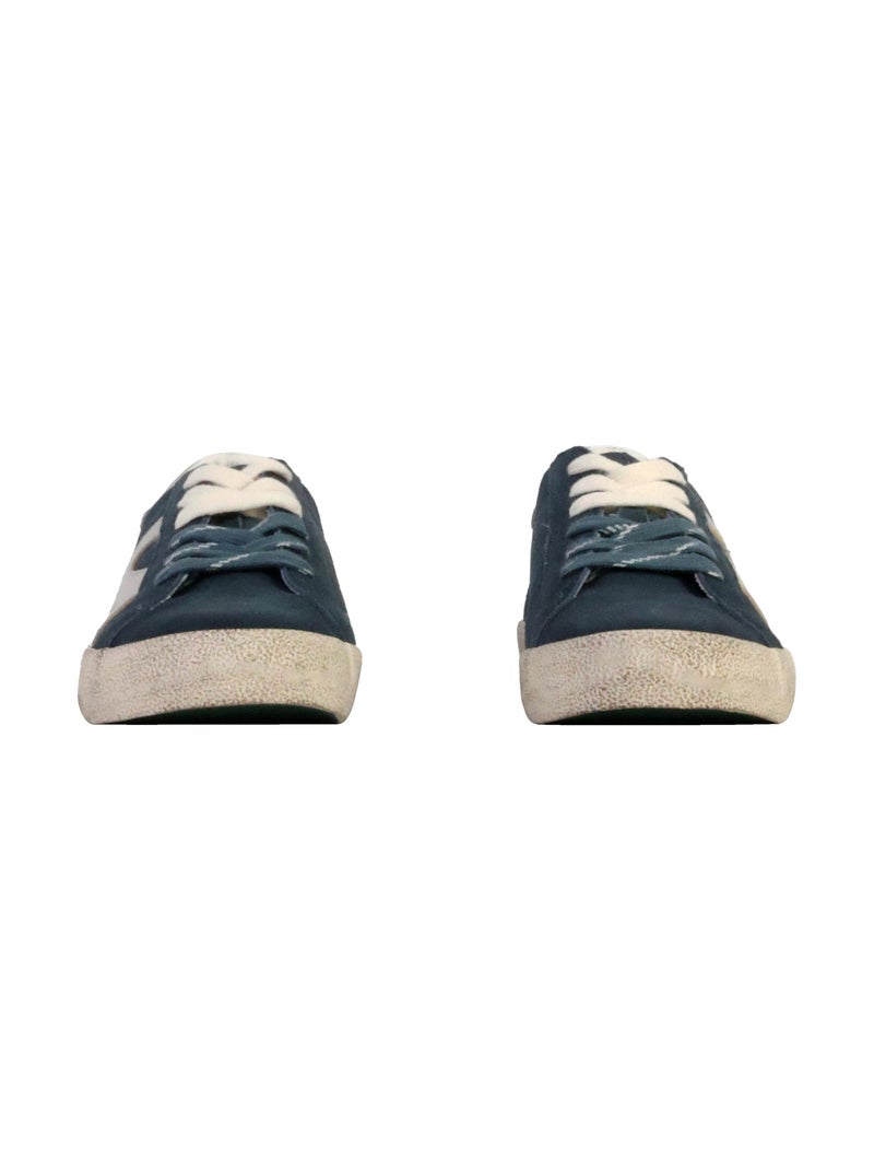 Basket Cuir Natural World Sneaker Suede Bleu - Kiabi
