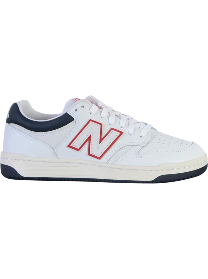 Basket Cuir New Balance 480 Homme Blanc - Kiabi