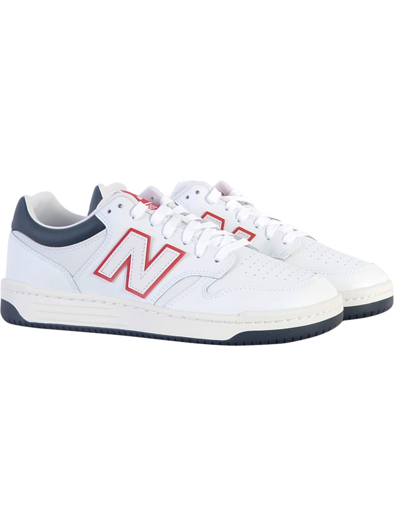 Basket Cuir New Balance 480 Homme Blanc - Kiabi