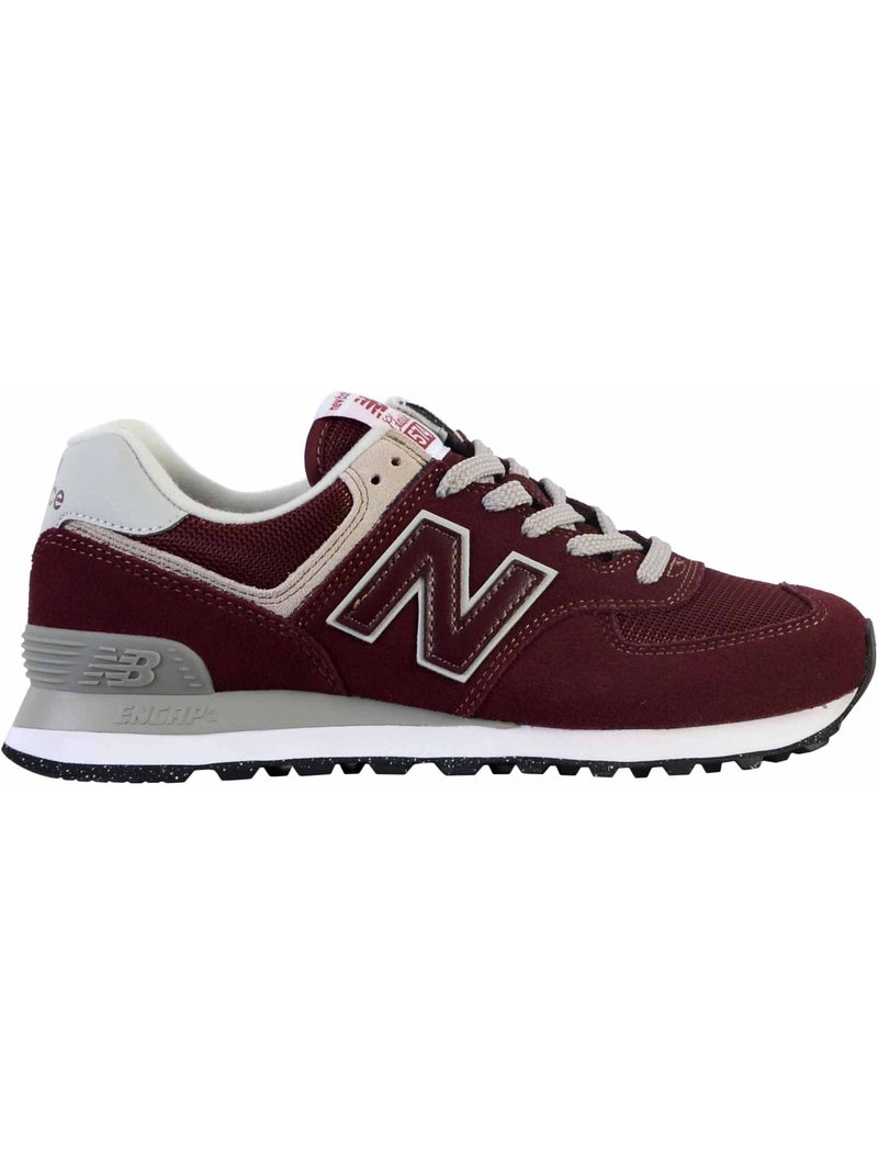 Basket Cuir New Balance 574 Bordeaux - Kiabi