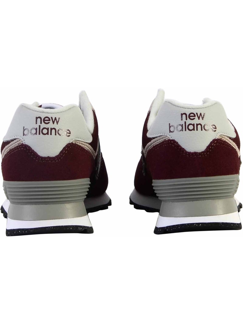 Basket Cuir New Balance 574 Bordeaux - Kiabi