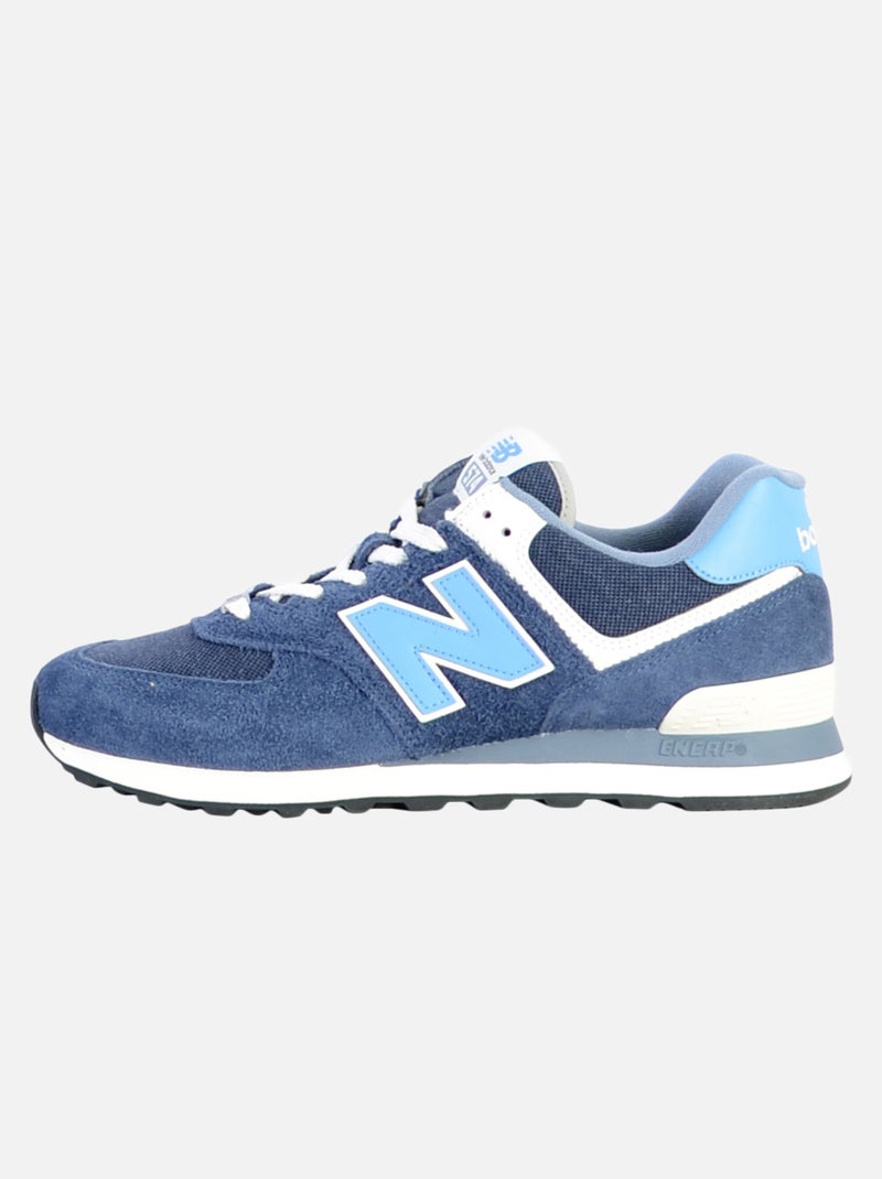 Basket Cuir New Balance Bleu - Kiabi