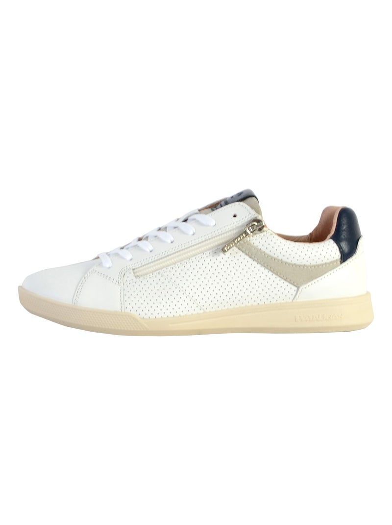Basket Cuir Pataugas Palme Bleu - Kiabi