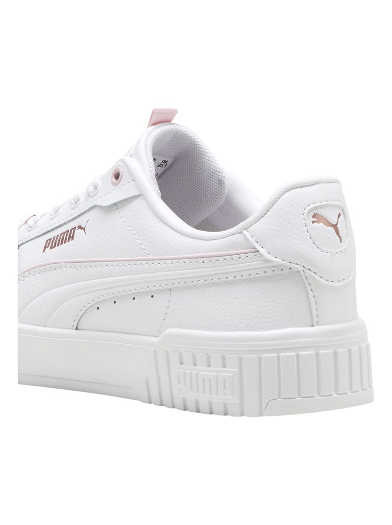 Basket Cuir Puma Carina 2.0 Lux Blanc Rose - Kiabi