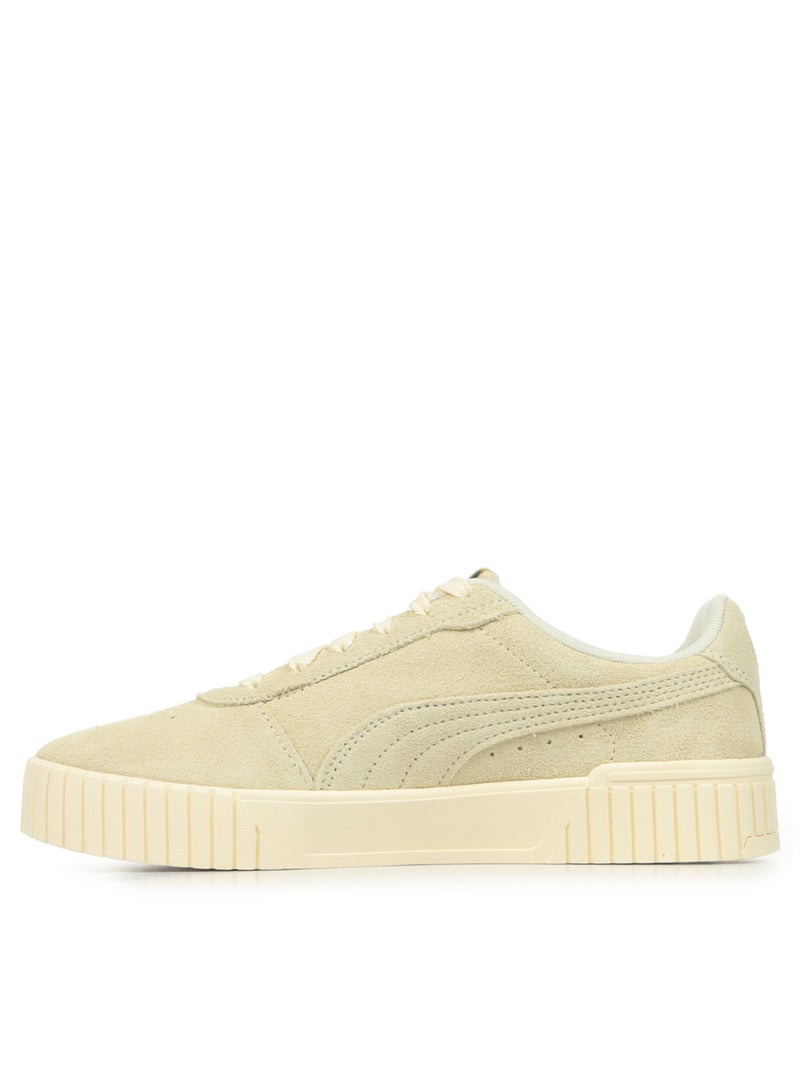 Basket Cuir Puma Carina Doré/or - Kiabi