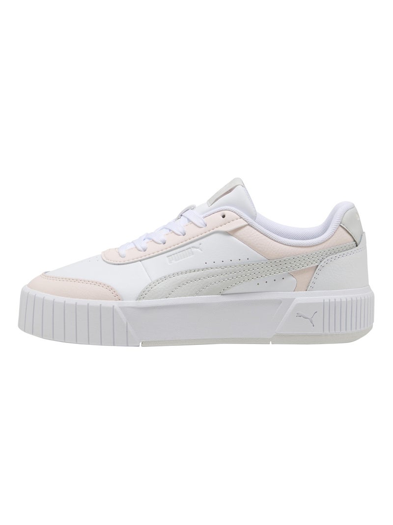 Basket Cuir Puma Carina Mia Blanc Gris - Kiabi