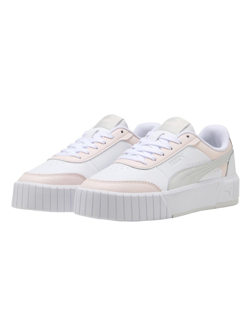 Basket Cuir Puma Carina Mia Blanc Gris - Kiabi